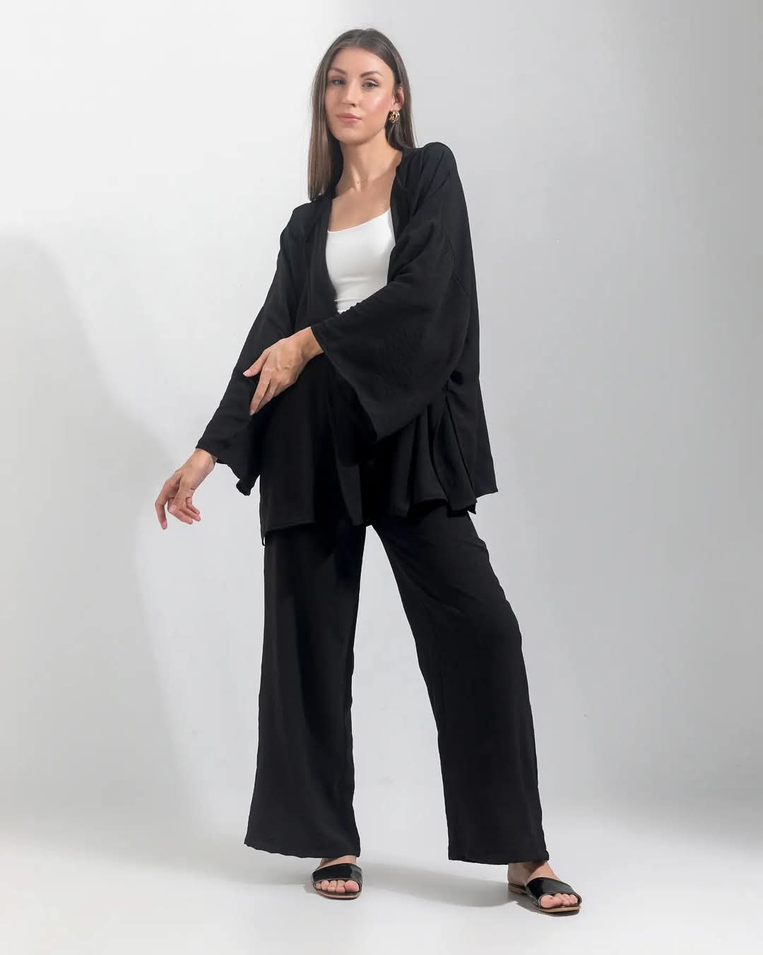 Comfort Fit Hooded Wide Leg