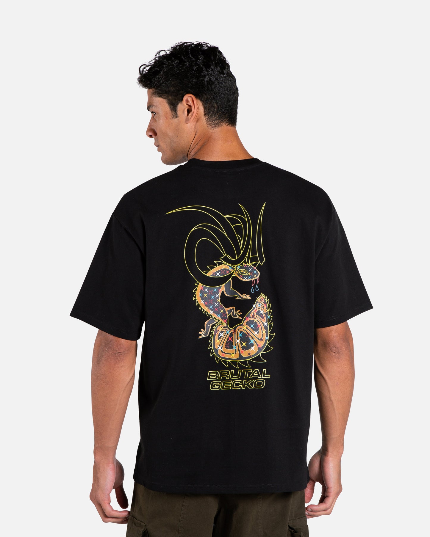 Brutal Gecko - Million Volts Black T-shirt