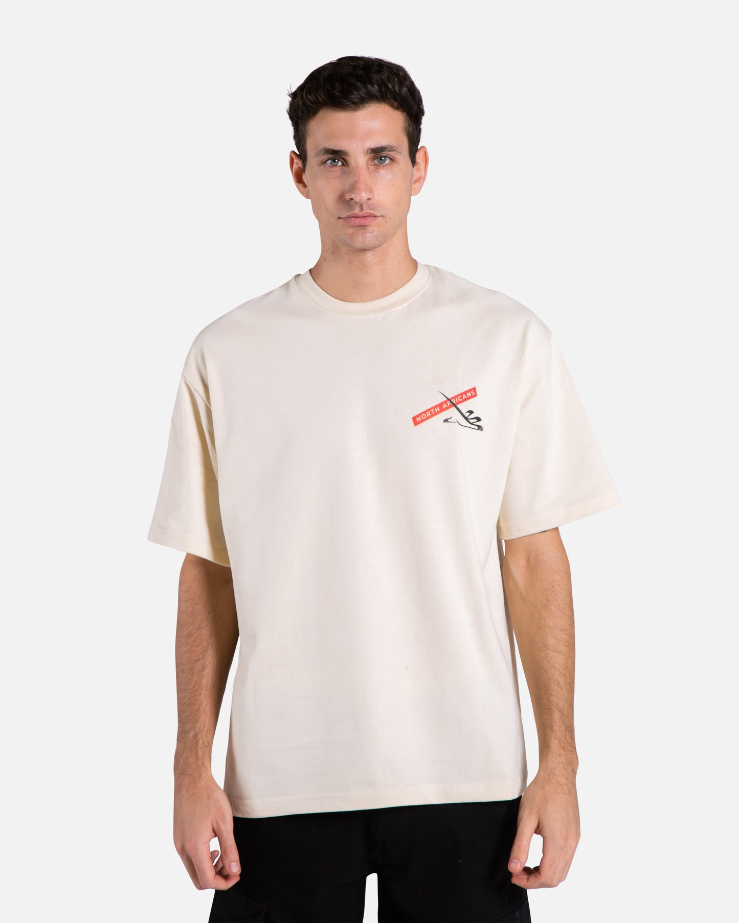 Unisex Brutal Gecko - Kitsch Ecru Oversized T-shirt
