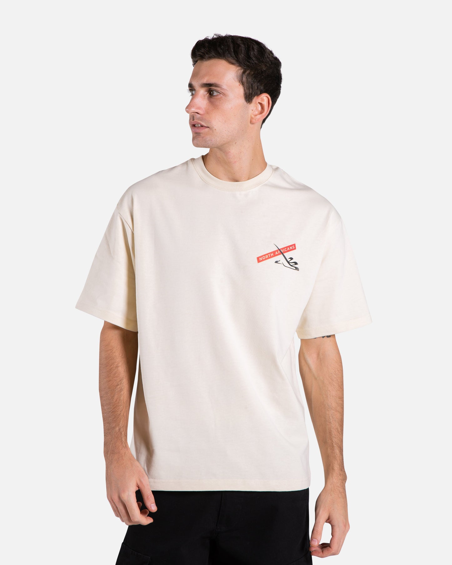 Unisex Brutal Gecko - Kitsch Ecru Oversized T-shirt