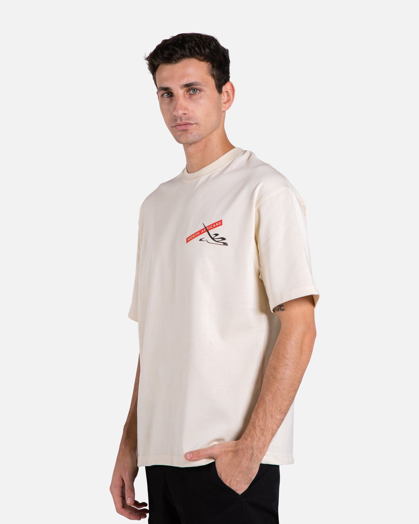 Unisex Brutal Gecko - Kitsch Ecru Oversized T-shirt