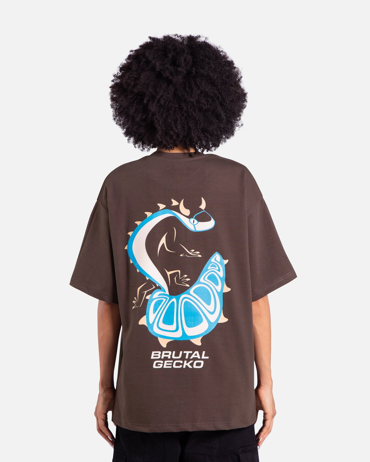Unisex Brutal Gecko - Sahara Storm Brown T-shirt