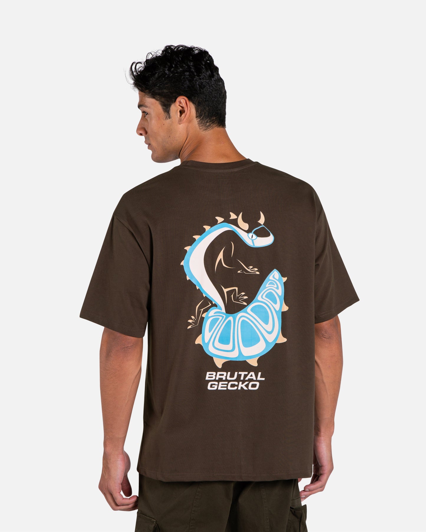 Unisex Brutal Gecko - Sahara Storm Brown T-shirt