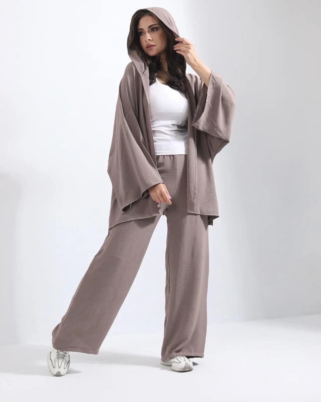 Comfort Fit Hooded Wide Leg